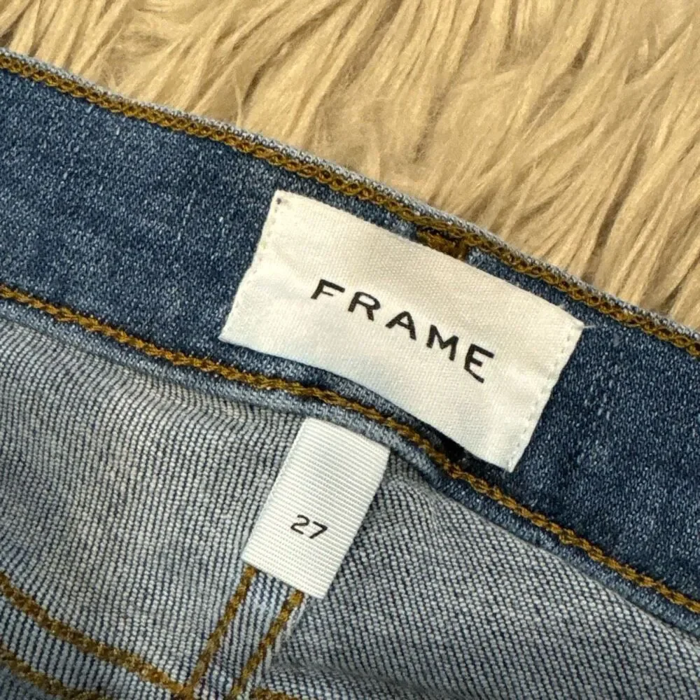Frame le high straight jeans size 27 - Picture 2 of 5